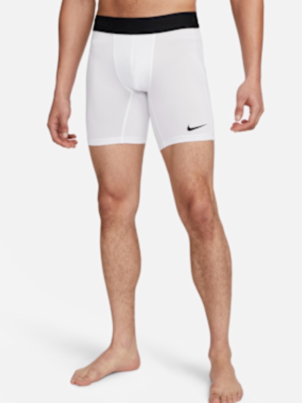 Nike Pro Dri-FIT Men's Compression Shorts - White - Size L